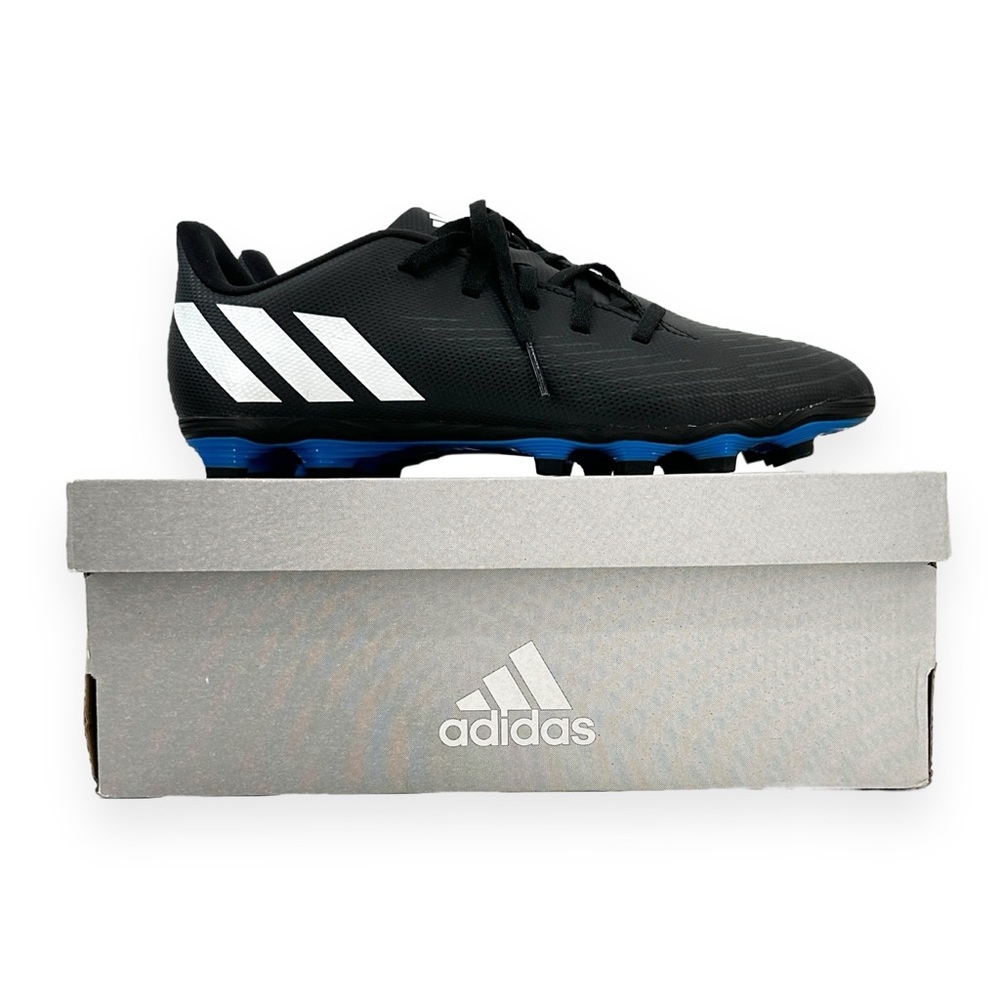 NIB Adidas Black Predator Edge.4 Flexible Ground Soccer Cleats sz 5.5 Men’s